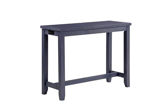 CAERLEON 3 Pc. Counter Ht. Table Set, Blue