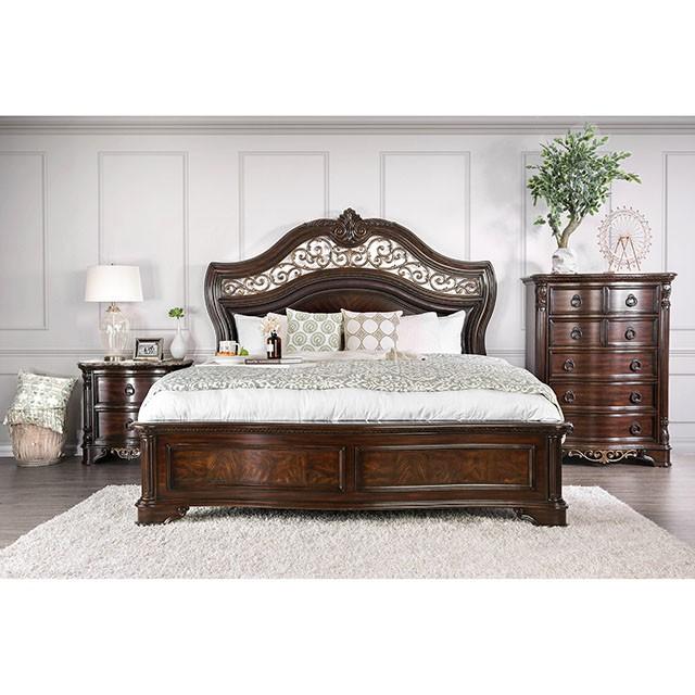 Menodora Brown Cherry Dresser