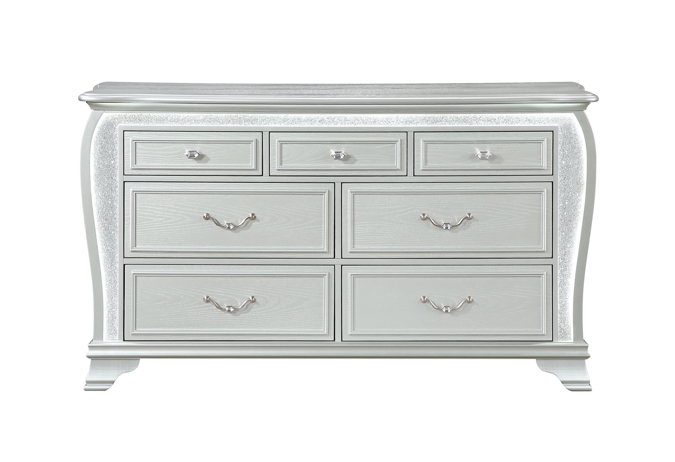 ARIA SILVER DRESSER WITH LED