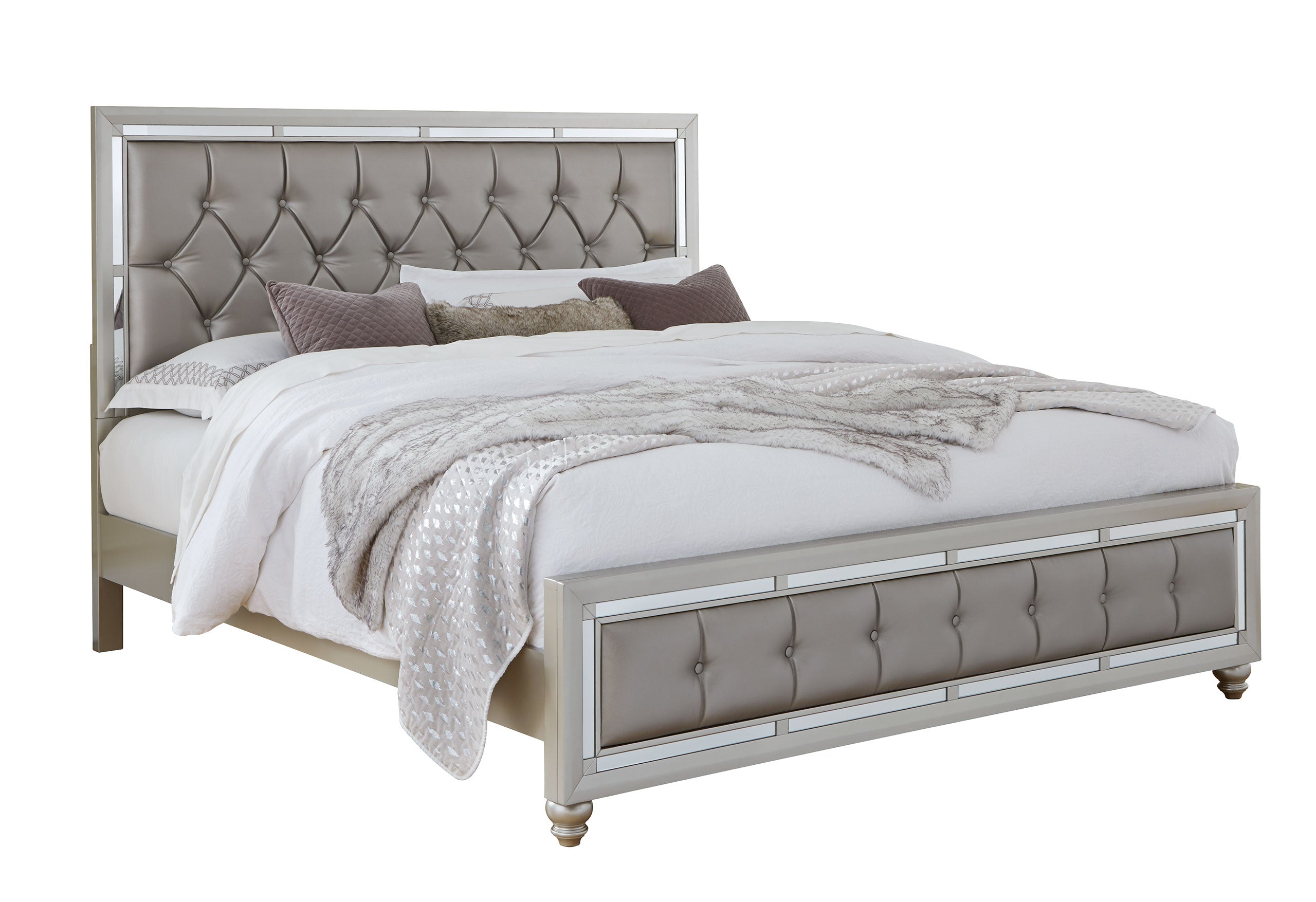 RILEY SILVER FULL BED