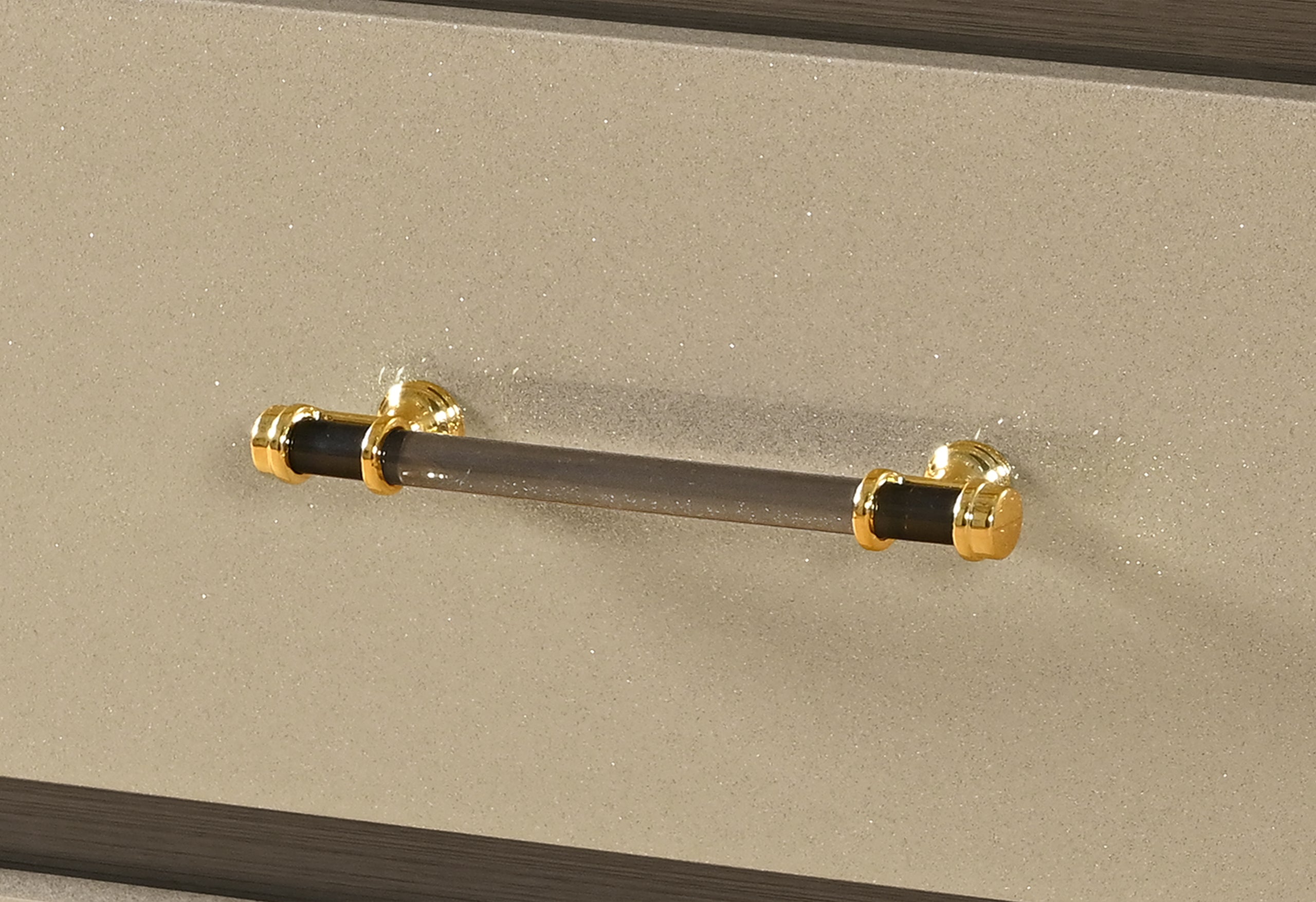 GENESIS GOLD NIGHTSTAND WITH LED